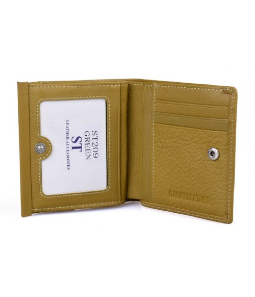 Кошелек женский ST Leather Accessories зеленый ST 209 Кошелек женский ST Leather Accessories зеленый ST 209