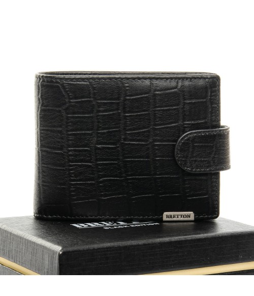 Кожаный мужской кошелек Bretton CROCO-M3201 Кожаный мужской кошелек Bretton CROCO-M3201