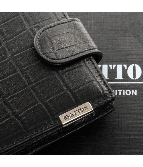 Кожаный мужской кошелек Bretton CROCO-M3201 Кожаный мужской кошелек Bretton CROCO-M3201