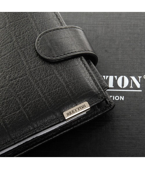 Кожаный мужской кошелек Bretton CROCO-M3707 Кожаный мужской кошелек Bretton CROCO-M3707