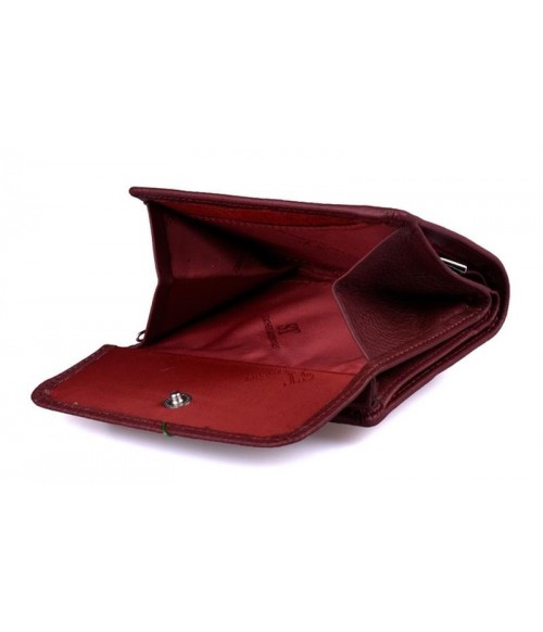 Кошелек женский ST Leather Accessories бордовый Кошелек женский ST Leather Accessories бордовый